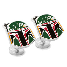 Load image into Gallery viewer, Star Wars Boba Fett Cufflinks

