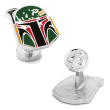 Load image into Gallery viewer, Star Wars Boba Fett Cufflinks
