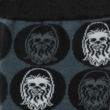 Load image into Gallery viewer, Star Wars Chewbacca Black Dress Socks and Rebel Alliance Starbird Crest Lapel Pin Gift Set
