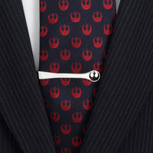 Load image into Gallery viewer, Star Wars Rebel Alliance Crest Cutout Sterling Silver Tie Bar
