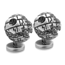Load image into Gallery viewer, Star Wars Death Star II 3D Cufflinks
