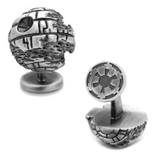 Load image into Gallery viewer, Star Wars Death Star II 3D Cufflinks
