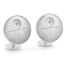 Load image into Gallery viewer, Star Wars Death Star Cufflinks
