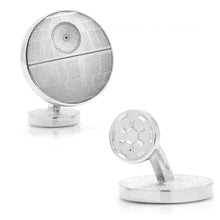 Load image into Gallery viewer, Star Wars Death Star Cufflinks
