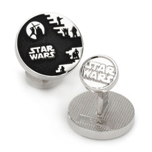 Load image into Gallery viewer, Star Wars Death Star Graphic Cufflinks
