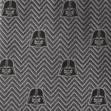 Load image into Gallery viewer, Star Wars Darth Vader Black and Gray Herringbone Tie
