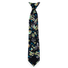 Load image into Gallery viewer, Mando Grogu Navy Boy's Tie
