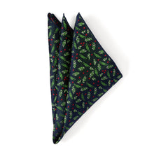 Load image into Gallery viewer, Grogu Holiday Navy Pocket Square
