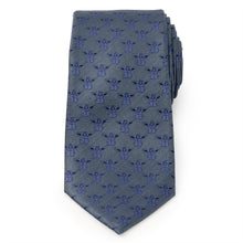 Load image into Gallery viewer, Star Wars Grogu Blue Tonal Tie
