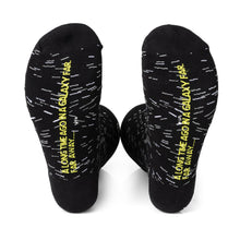Load image into Gallery viewer, Star Wars Hyperspace Black Dress Socks and Rebel Crest Lapel Pin Gift Set
