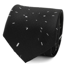 Load image into Gallery viewer, Star Wars Hyperspace Black Tie with Hidden Message
