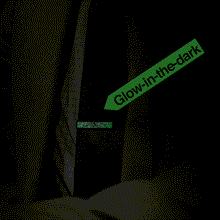 Load image into Gallery viewer, Star Wars Hyperspace Glow-in-the-Dark Tie Bar
