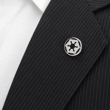 Load image into Gallery viewer, Star Wars Imperial Crest Silver Lapel Pin

