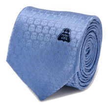 Load image into Gallery viewer, Star Wars Darth Vader and Stormtroopers Imperial Force Blue Tie
