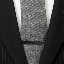 Load image into Gallery viewer, Star Wars Imperial Crest Satin Black Tie Bar
