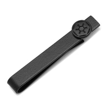 Load image into Gallery viewer, Star Wars Imperial Crest Satin Black Tie Bar
