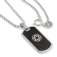 Load image into Gallery viewer, Star Wars Imperial and Rebel Starbird Crest Dog Tag Necklace
