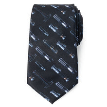 Load image into Gallery viewer, Star Wars LIGHTSABER Hilt Pattern Tie
