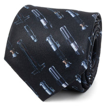 Load image into Gallery viewer, Star Wars LIGHTSABER Hilt Pattern Tie
