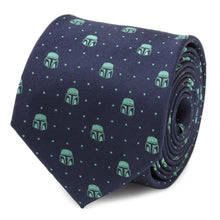 Load image into Gallery viewer, Star Wars Mandalorian and Grogu Zipper Tie Father and Son Gift Set
