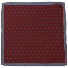 Load image into Gallery viewer, Star Wars Mandalorian Red Silk Pocket Square
