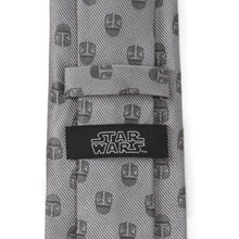 Load image into Gallery viewer, Star Wars Mandalorian Gray Tie
