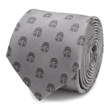 Load image into Gallery viewer, Star Wars Mandalorian Gray Tie
