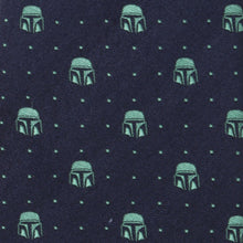 Load image into Gallery viewer, Star Wars Mandalorian Navy Dotted Tie
