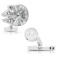 Load image into Gallery viewer, Star Wars Millennium Falcon Cufflinks
