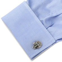 Load image into Gallery viewer, Star Wars Millennium Falcon 3D  Cufflinks
