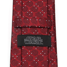 Load image into Gallery viewer, Star Wars Millennium Falcon Red and White Dot Tie
