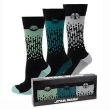 Load image into Gallery viewer, Star Wars Mandalorian 3-Pack Dress Sock and Lapel Pin Gift Set
