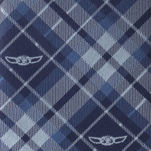 Load image into Gallery viewer, Star Wars Grogu Blue Plaid Tie
