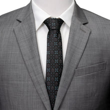 Load image into Gallery viewer, Star Wars Mandalorian Motif Black Tie
