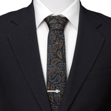 Load image into Gallery viewer, Star Wars Mandalorian Black Paisley Tie

