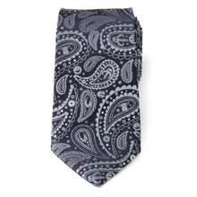 Load image into Gallery viewer, Star Wars Mandalorian Blue Paisley Tie
