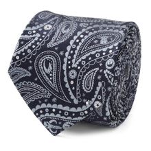Load image into Gallery viewer, Star Wars Mandalorian Blue Paisley Tie
