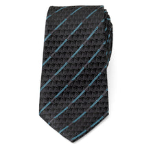 Load image into Gallery viewer, Star Wars Obi-Wan Kenobi LIGHTSABER Pattern Black Tie
