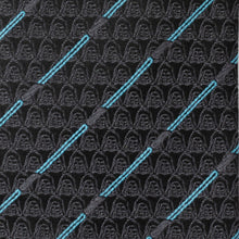 Load image into Gallery viewer, Star Wars Obi-Wan Kenobi LIGHTSABER Pattern Black Tie
