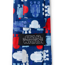 Load image into Gallery viewer, Star Wars R2-D2 Red, White, and Blue Tie
