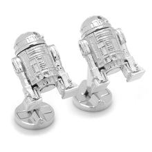 Load image into Gallery viewer, Star Wars R2-D2 Sterling Silver 3D Cufflinks
