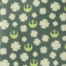 Load image into Gallery viewer, Star Wars Rebel Alliance Crest and Shamrock Green Tie
