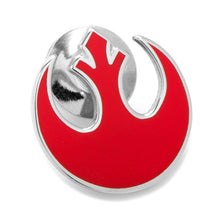 Load image into Gallery viewer, Star Wars Rebel Alliance Starbird Crest Red Lapel Pin
