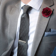 Load image into Gallery viewer, Star Wars Rebel Alliance and Millennium Falcon Gray Tie with Red Crest
