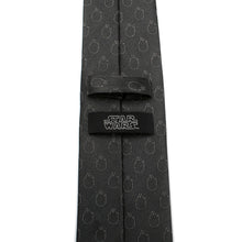 Load image into Gallery viewer, Star Wars Rebel Alliance and Millennium Falcon Gray Tie with Red Crest
