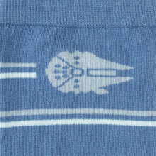Load image into Gallery viewer, Star Wars Millennium Falcon Blue Striped Tie
