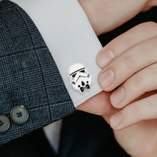 Load image into Gallery viewer, Star Wars Stormtrooper with Bow Tie Cufflinks
