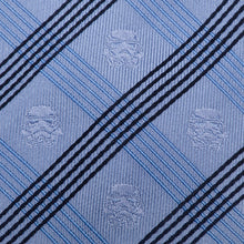 Load image into Gallery viewer, Star Wars Stormtrooper Blue Plaid Tie
