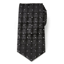 Load image into Gallery viewer, Star Wars Stormtrooper Dotted Black Tie
