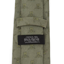 Load image into Gallery viewer, Star Wars Grogu Sage Green Tie
